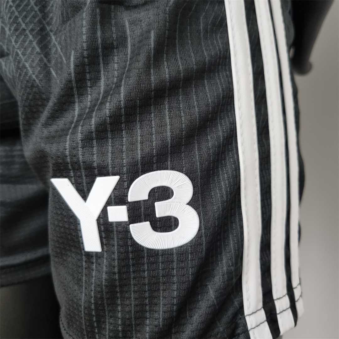22-23 Real Madrid Y3 black kids kit 5
