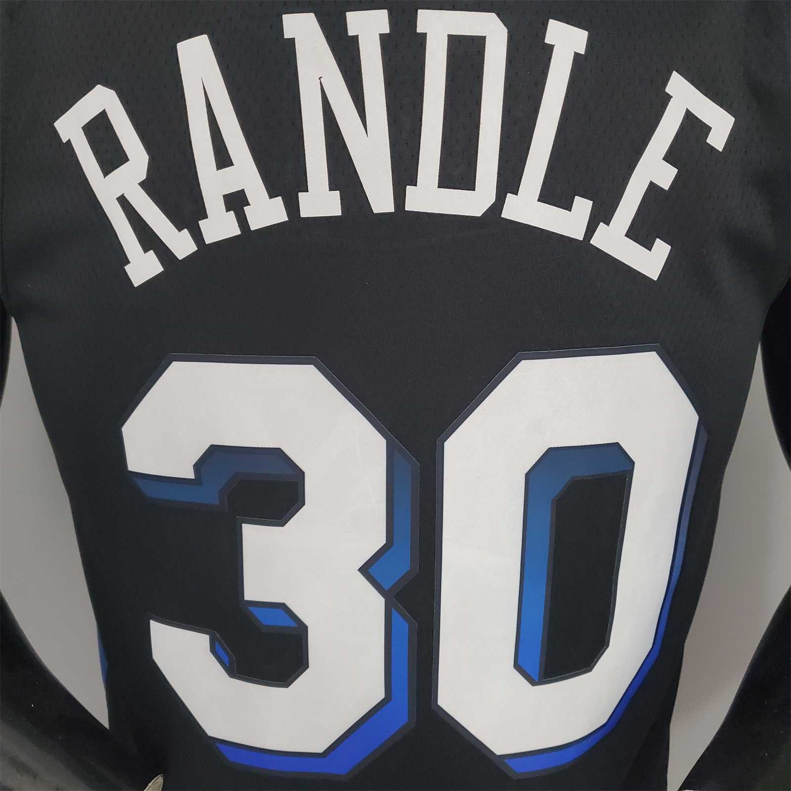 2021 RANDLE#30 Knicks City Edition Black 2