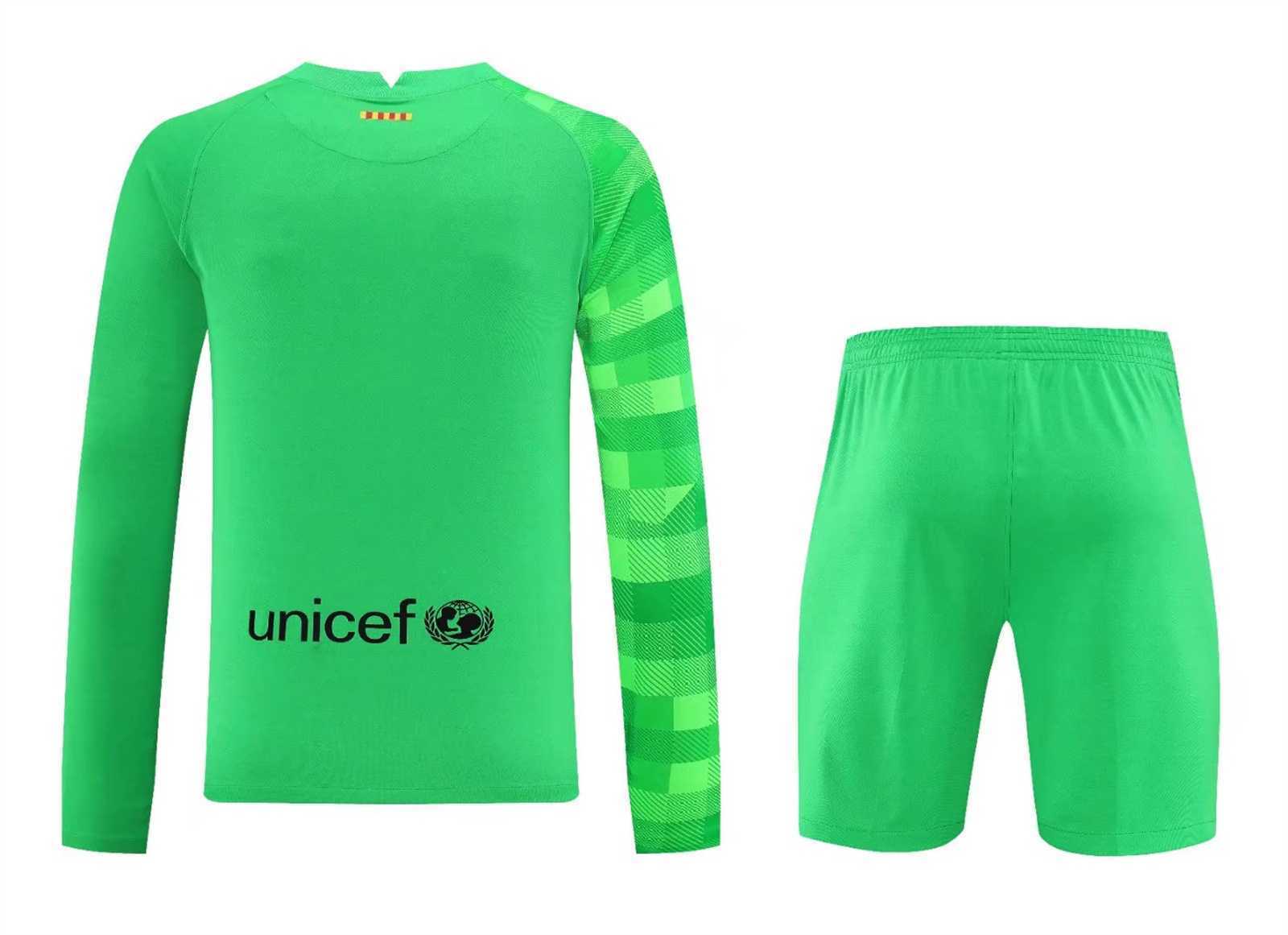 21-22 Barcelona green goalkeeper long sleeve 15