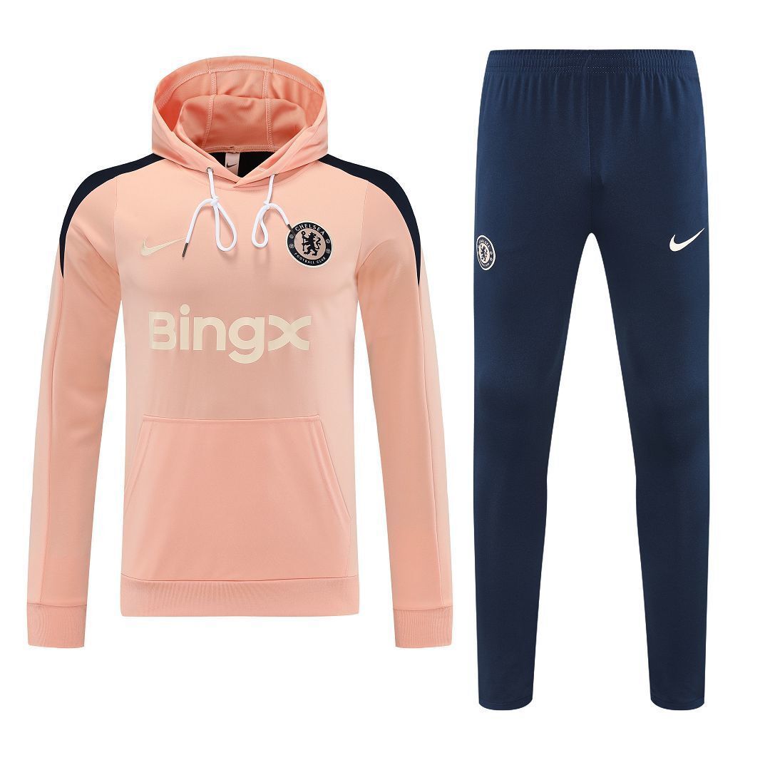 25-26 Chelsea Orange Hoodies Tracksuit Long Jacket Suits 6