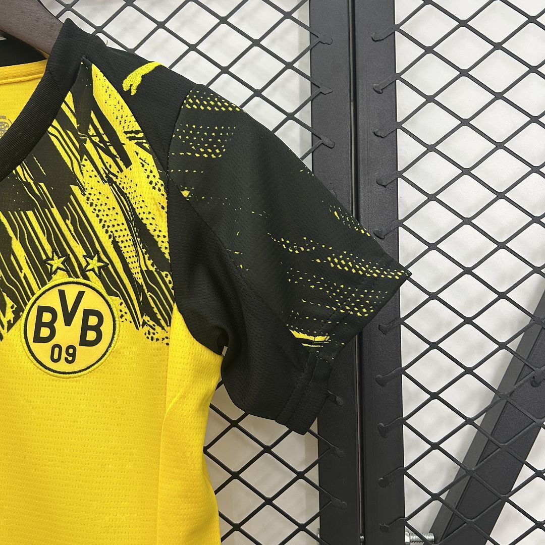 25-26 Dortmund Home Kid Kits Yourth Apparels AAAAJersey Supply Yupoo 2