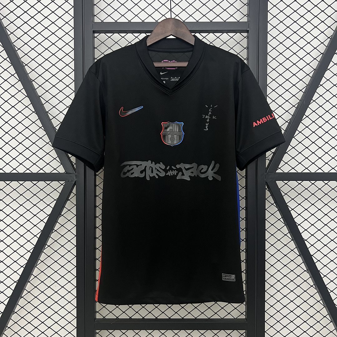 24-25 Barcelona x Travis Scott Away Kit Soccer T-Shirt AAAAJersey Wholesale Yupoo