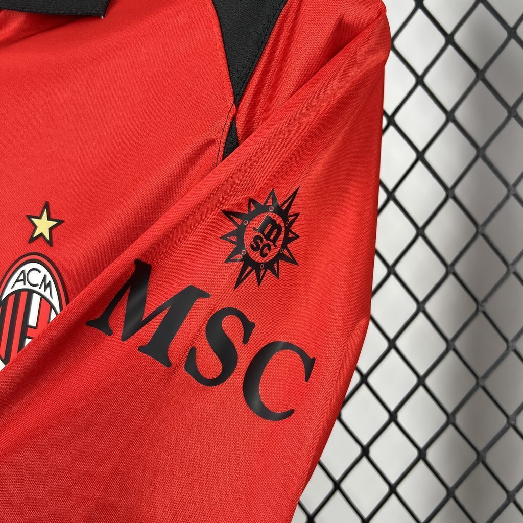26-27 AC Milan Mens Fourth Away Kit Football Long Sleeve T-Shirt AAAAJersey Supply Yupoo 5