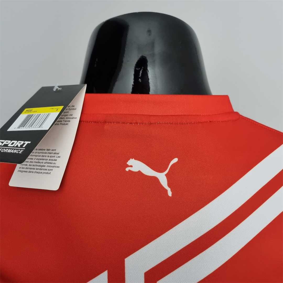 2022 F1 Formula One; Ferrari racing suit crew neck red 55 7
