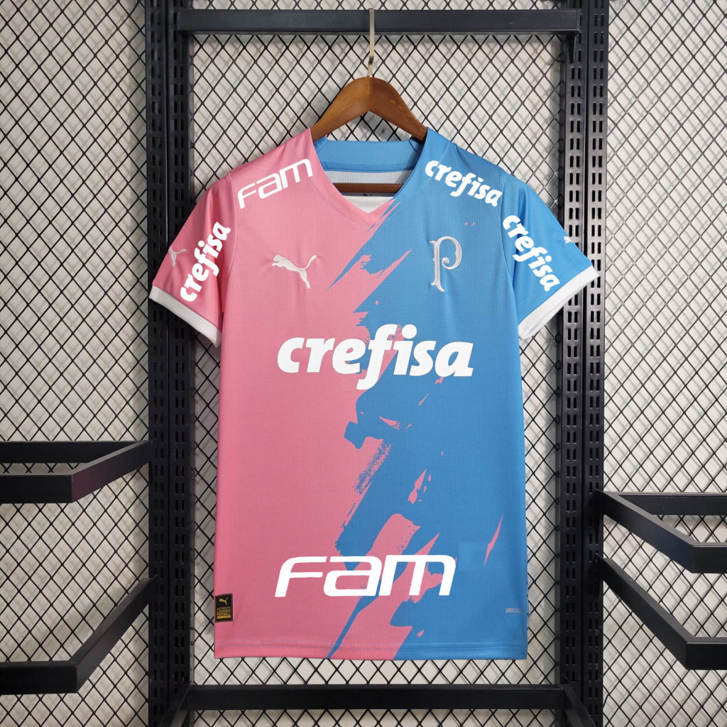 23-24 Palmeiras Special Edition Pink&Blue S-4XL Cheap Soccer Jerseys 10