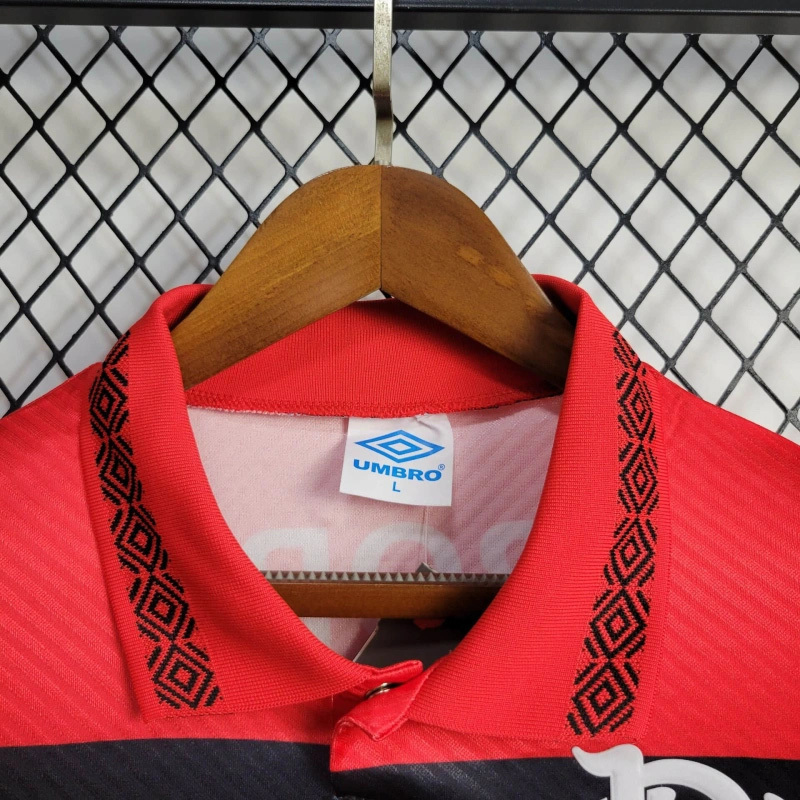 94-95 Flamengo Home Retro Kit Long Sleeve Vintage Shirt Football AAAAJersey Supplier 1