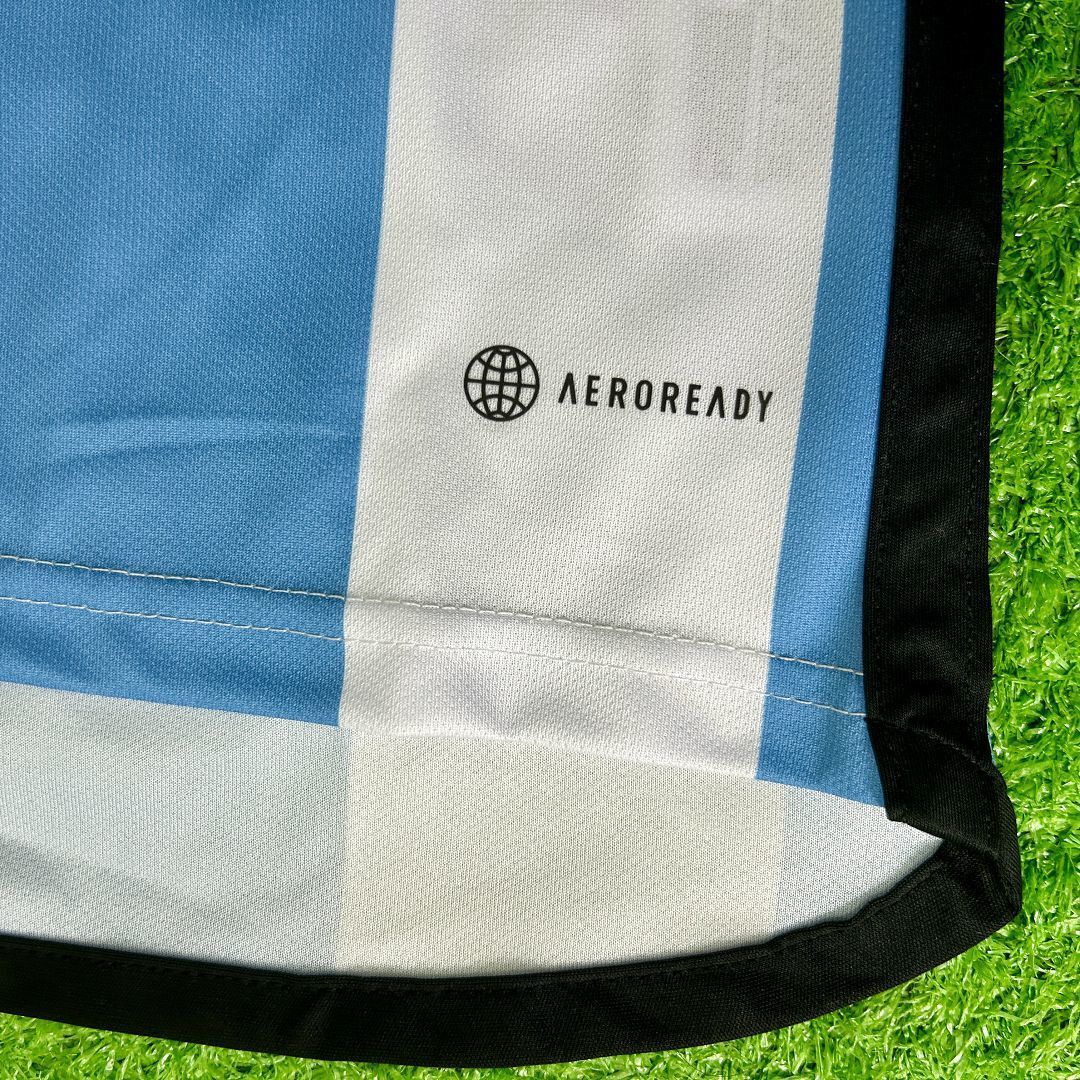 2022 Argentina World Cup Champion Messi #10 First Anniversary Special Edition Soccer Jersey 6