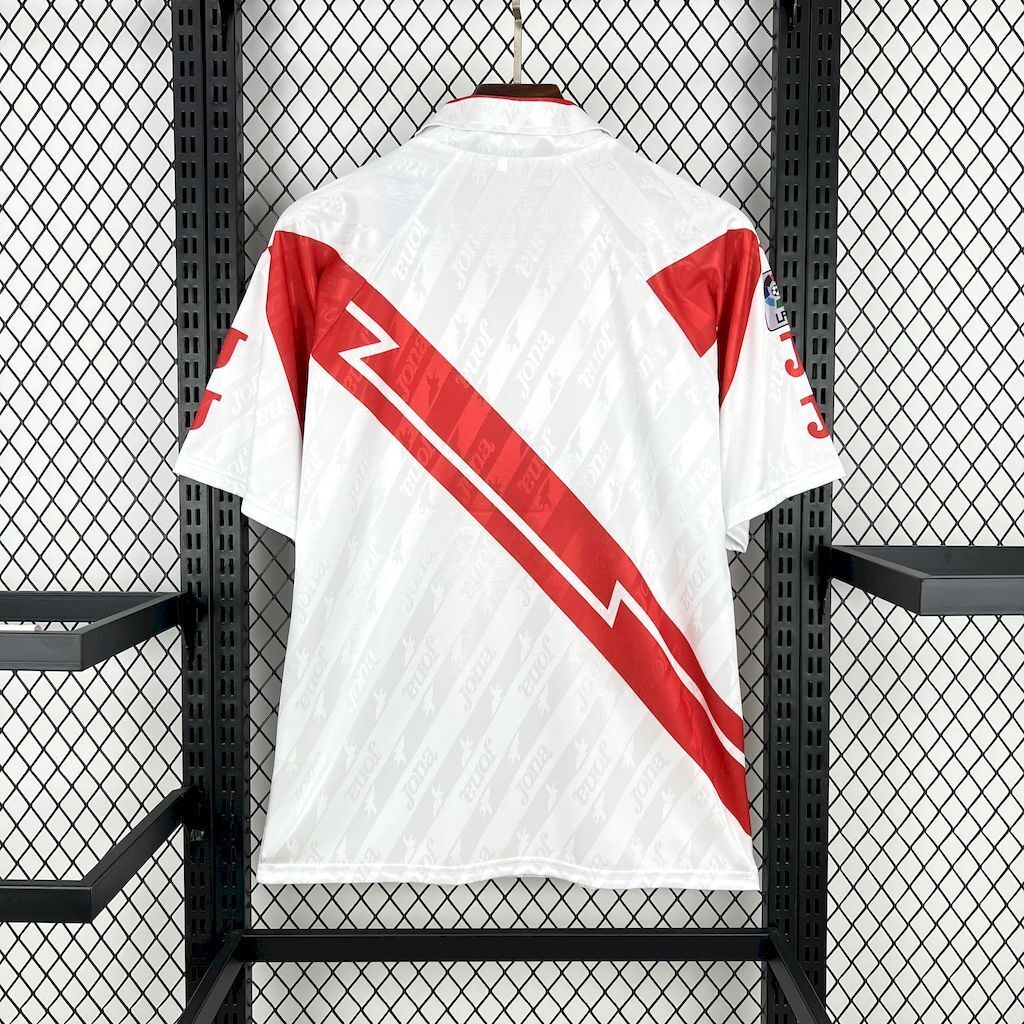 94-95 Rayo Vallecano Home Retro Kit Vintage Shirt AAAAJersey Supply Yupoo 4