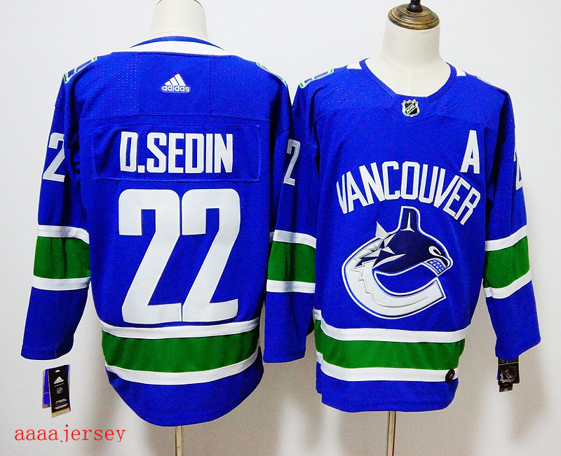 Vancouver Canucks ice hockey jersey M-3XL 温哥华加人队冰球服 3