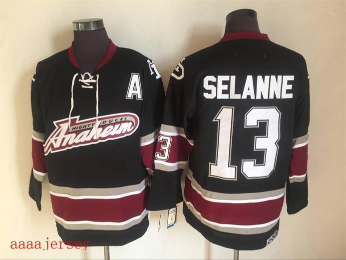 Anaheim Ducks retro ice hockey jersey M-3XL 阿纳海姆鸭队复古冰球服 3