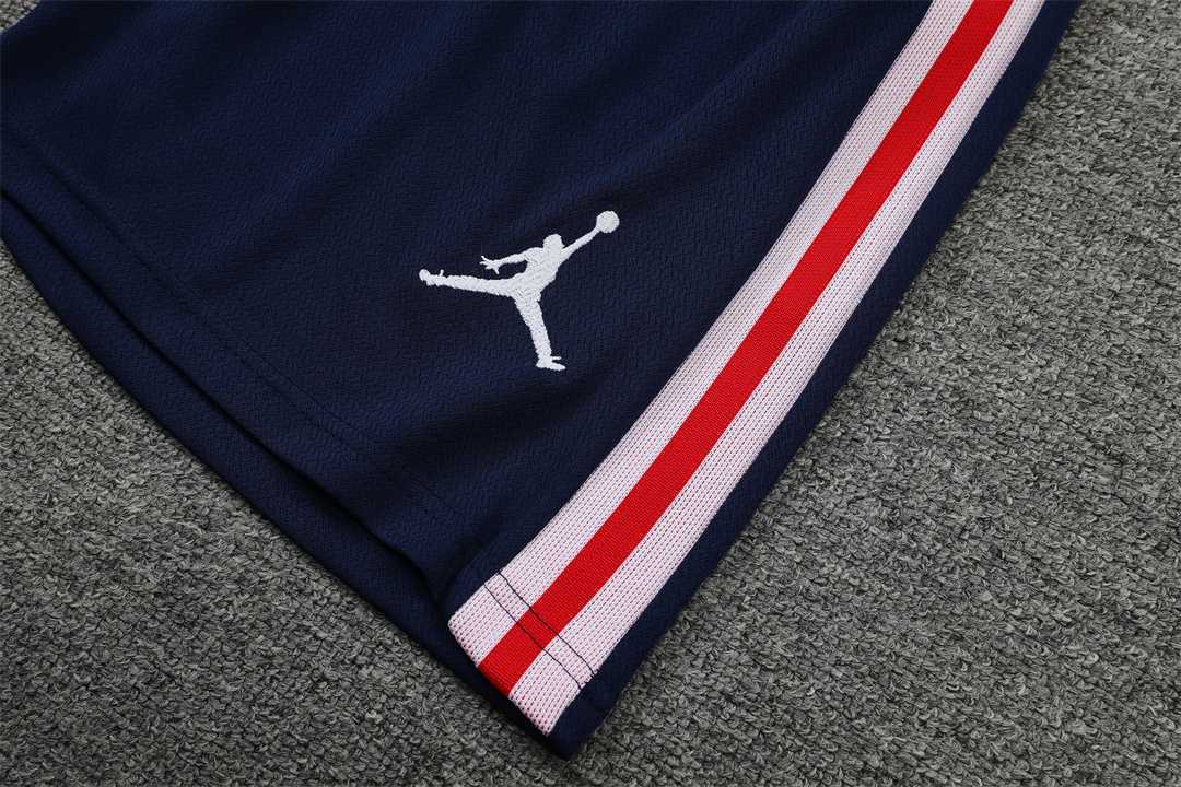 22-23 PSG training suit short sleeve kit White Blue Red 14