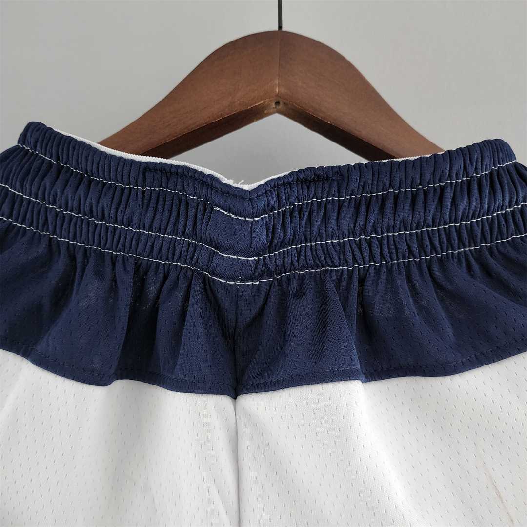 Dallas Mavericks NBA Shorts White 2