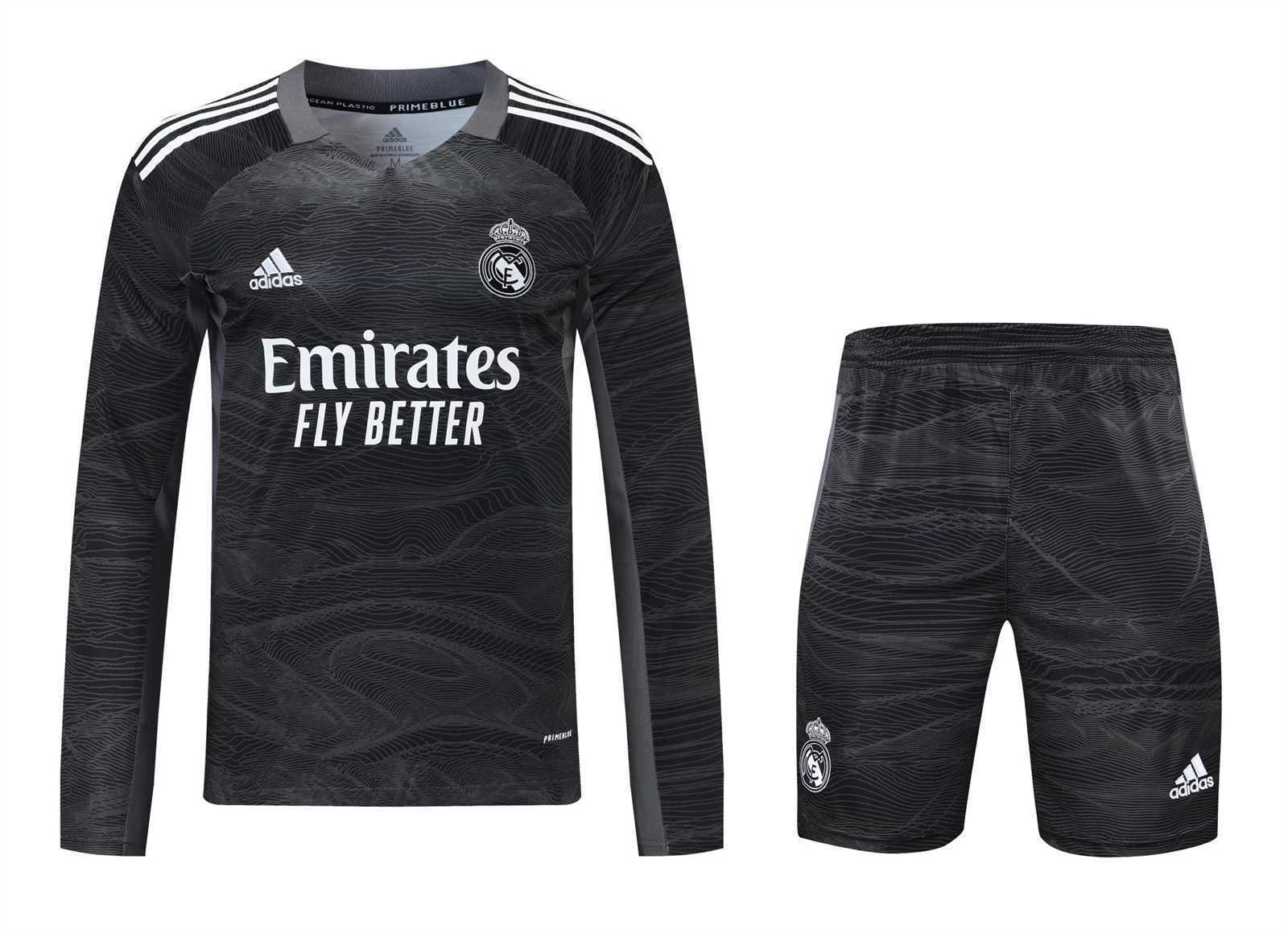 21-22 Real Madrid black goalkeeper long sleeve 10