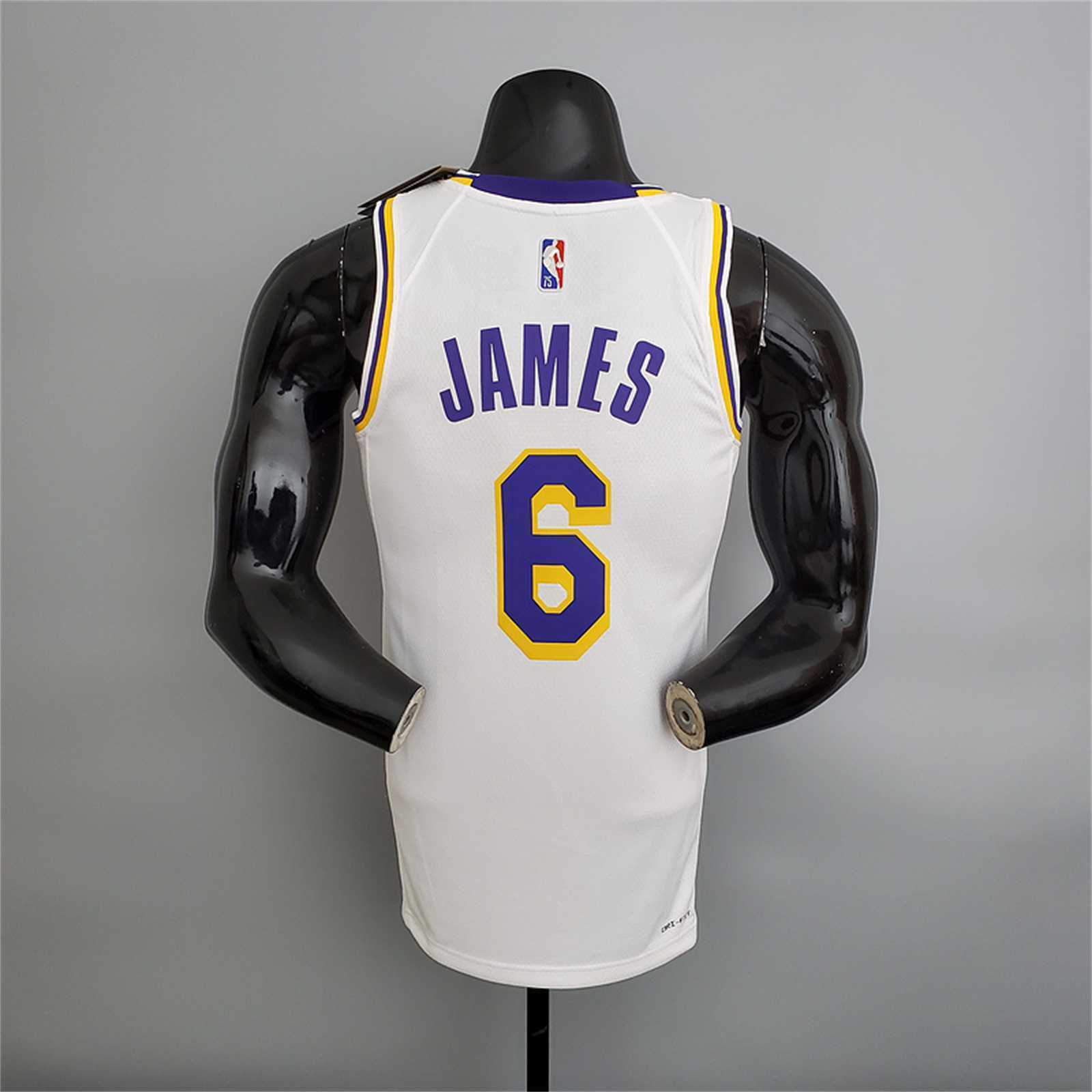75th Anniversary Lakers White 26