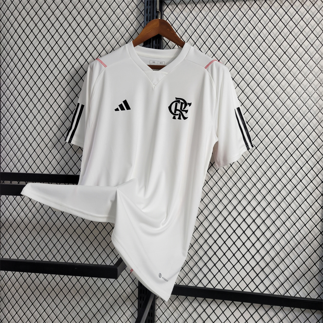 23-24 Flamengo training suit white 1