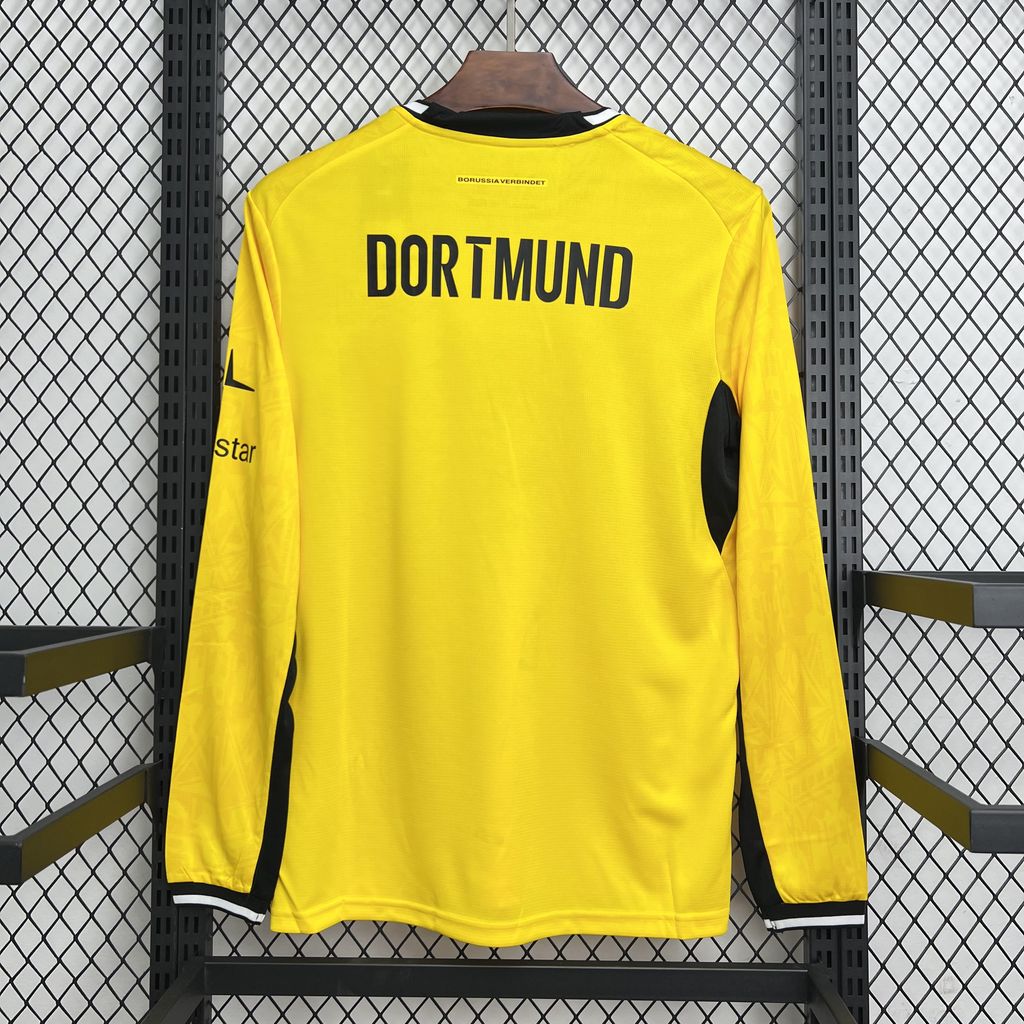 26-27 Borussia Dortmund Mens Home Kit Football Long Sleeve T-Shirt AAAAJersey Supply Yupoo 10 10