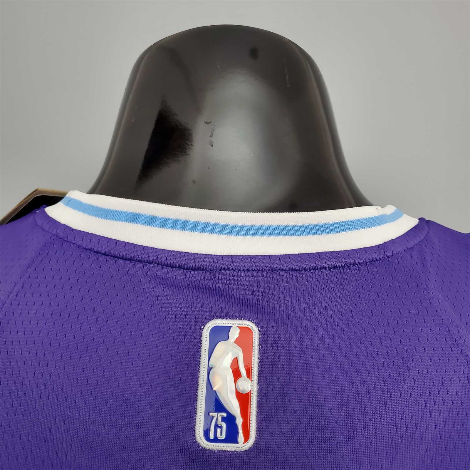 2022 75th Anniversary WESTBROOK#0 Lakers City Edition Purple 2