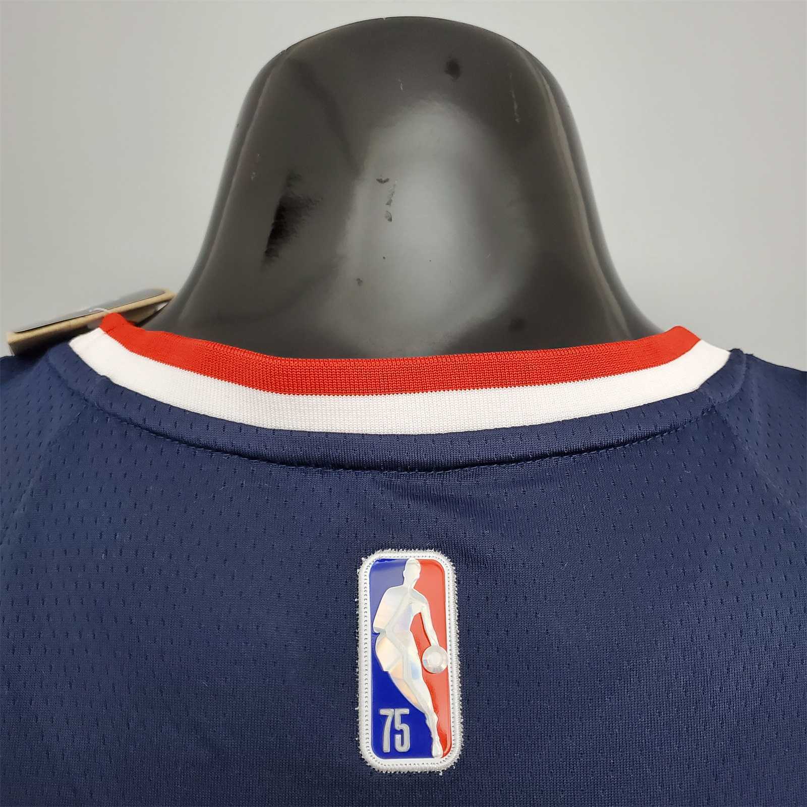 2022 75th Anniversary Harden #13 Nets City Edition Royal Blue 6