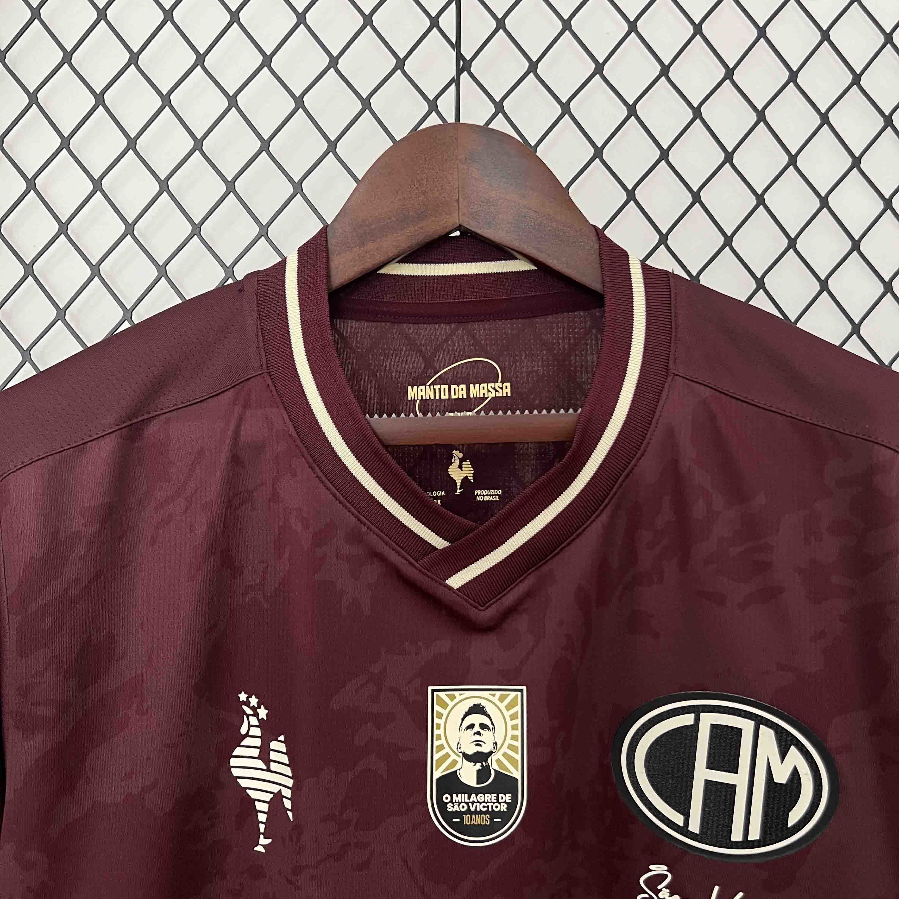 23-24 Atletico Mineiro Manto da Massa GoalKeeper Red Kit Football AAAAJersey Supplier 7