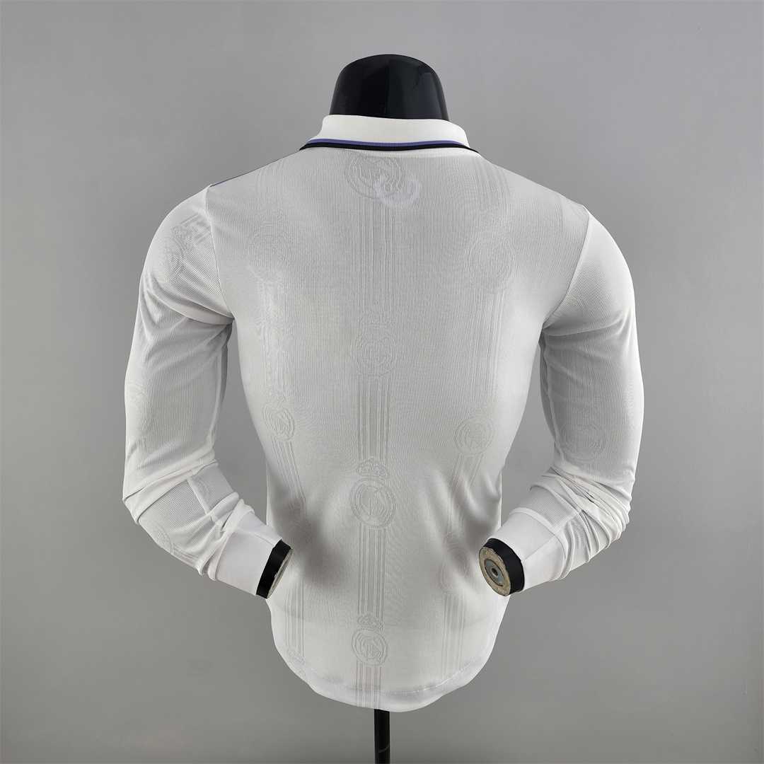 22-23 Real Madrid home long sleeve player version 2