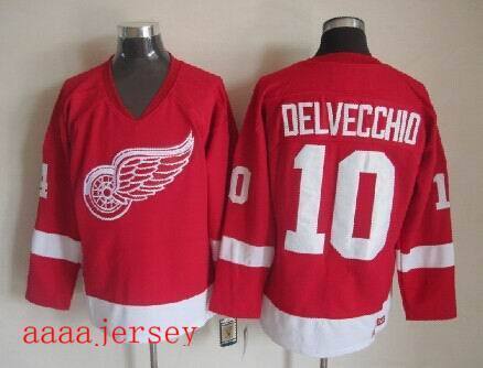 Detroit Red Wings retro ice hockey jersey M-3XL 底特律红翼队复古冰球服 1