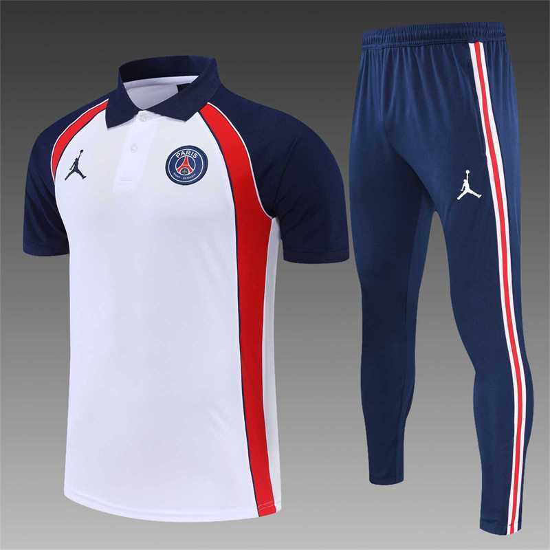 Polo Jordan PSG white and red