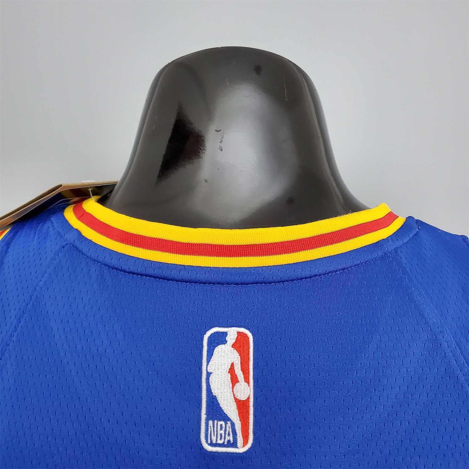 75th Anniversary Iguodala #9 Warriors Retro Edition Blue 4