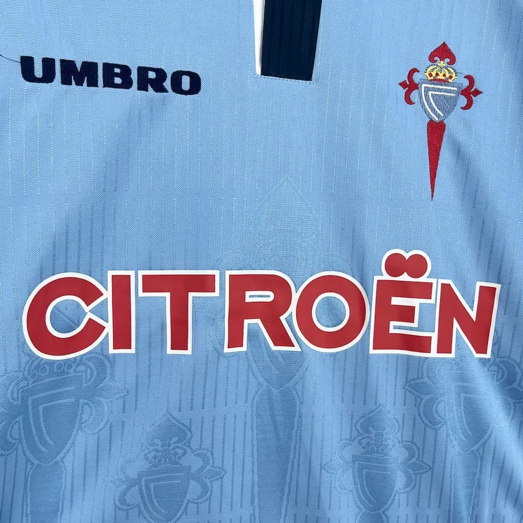 97-98 Celta de Vigo Home Retro Kit Vintage Shirt AAAAJersey Wholesale Yupoo 3
