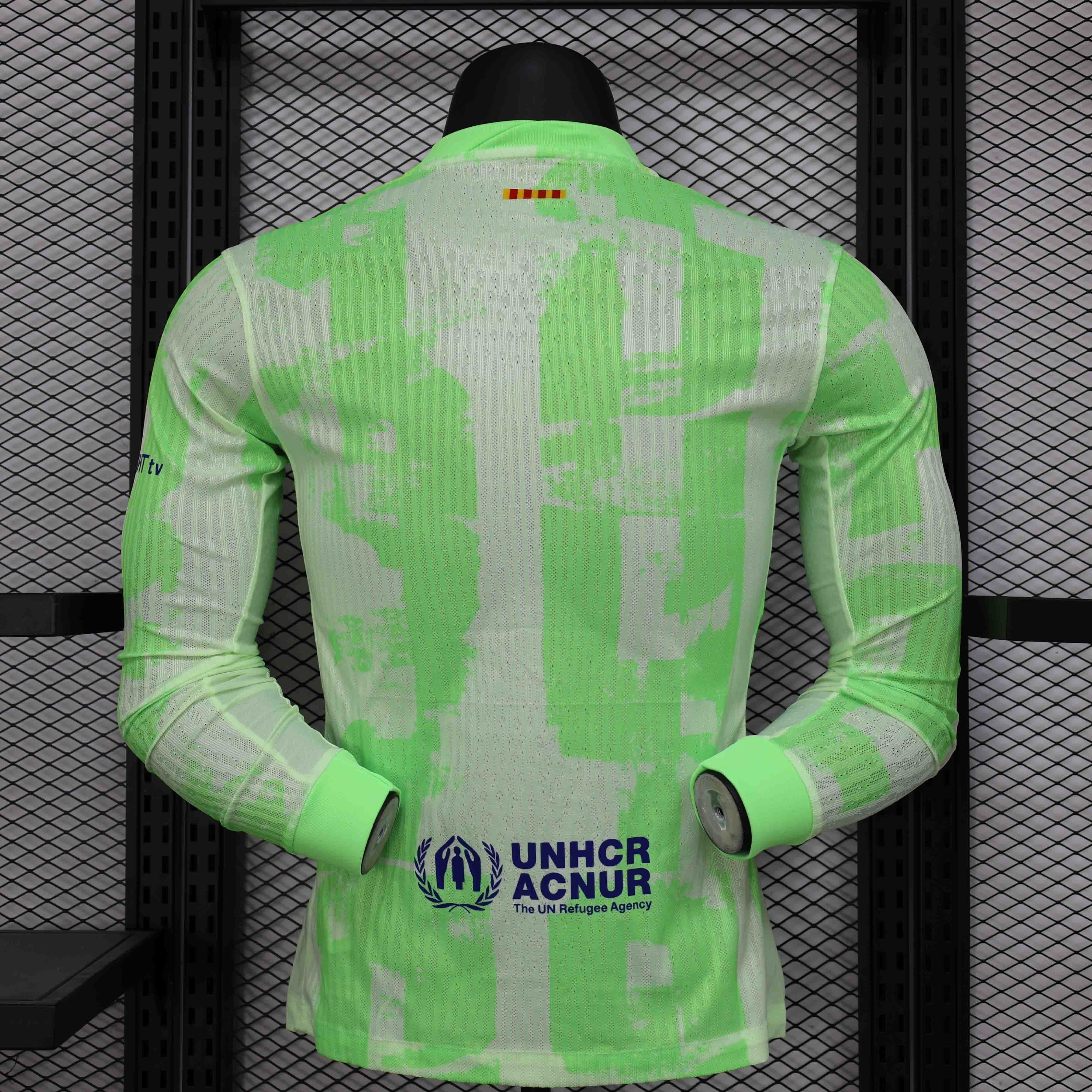 24-25 Barcelona Third Without Spotify Text Long Sleeve Kit Player Version Shirt AAAAJersey Supp 2
