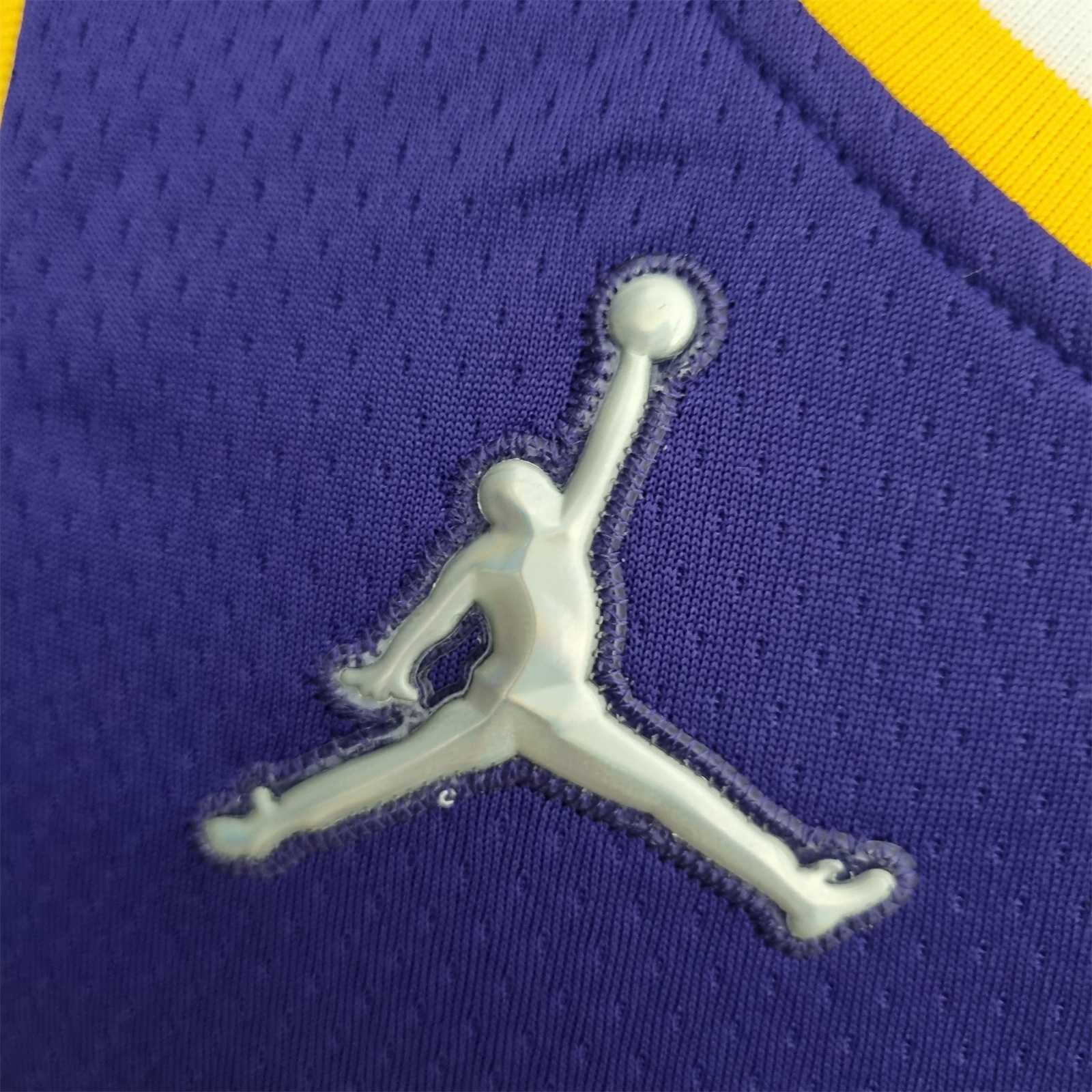 75th Anniversary Rondo #4 Los Angeles Lakers Jordan Purple NBA Jersey 4
