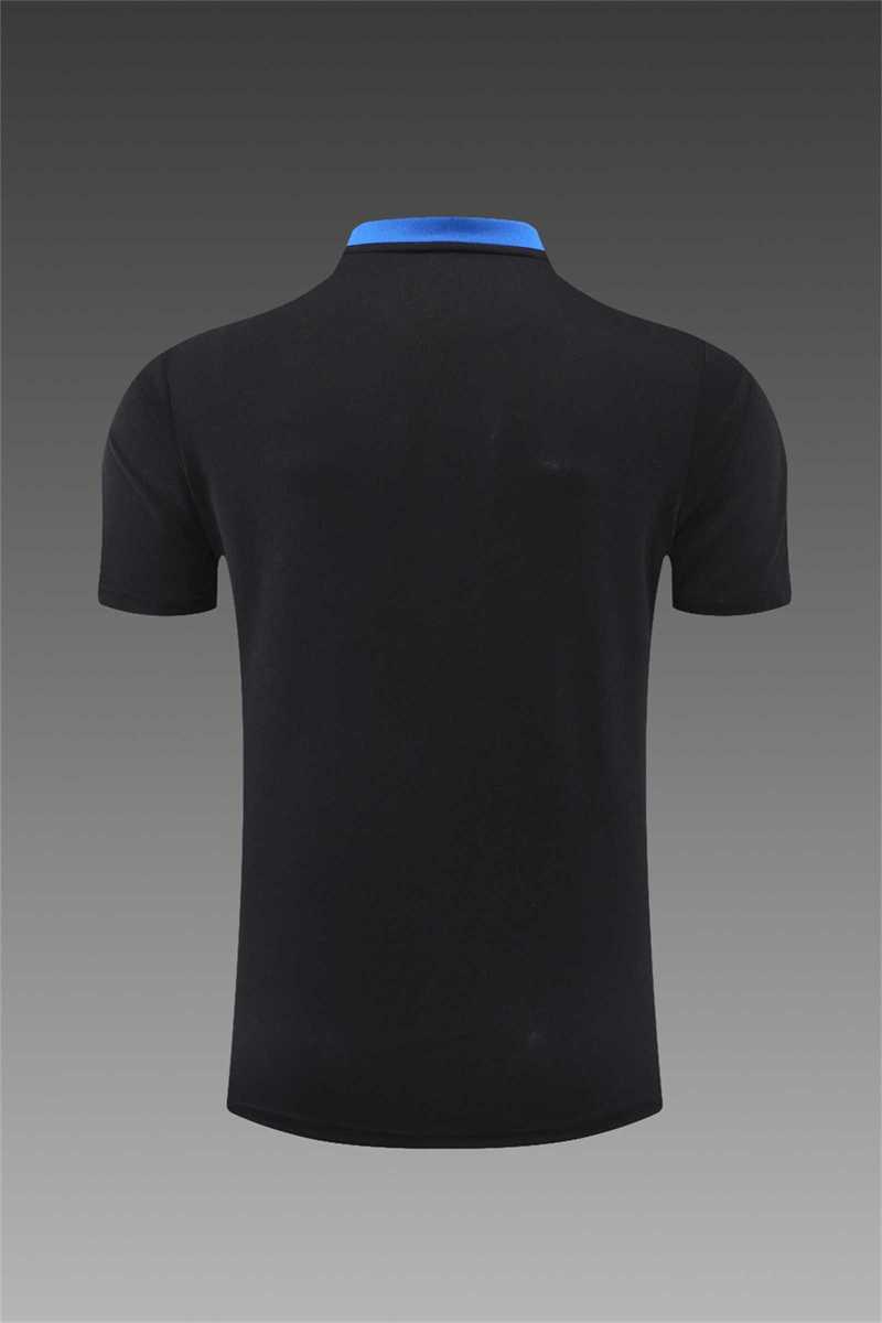 Real Madrid Polo black with yellow-logo 16