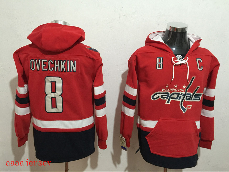 Washington Capitals hoodie ice hockey jersey M-3XL 华盛顿首都队帽衫冰球服 1