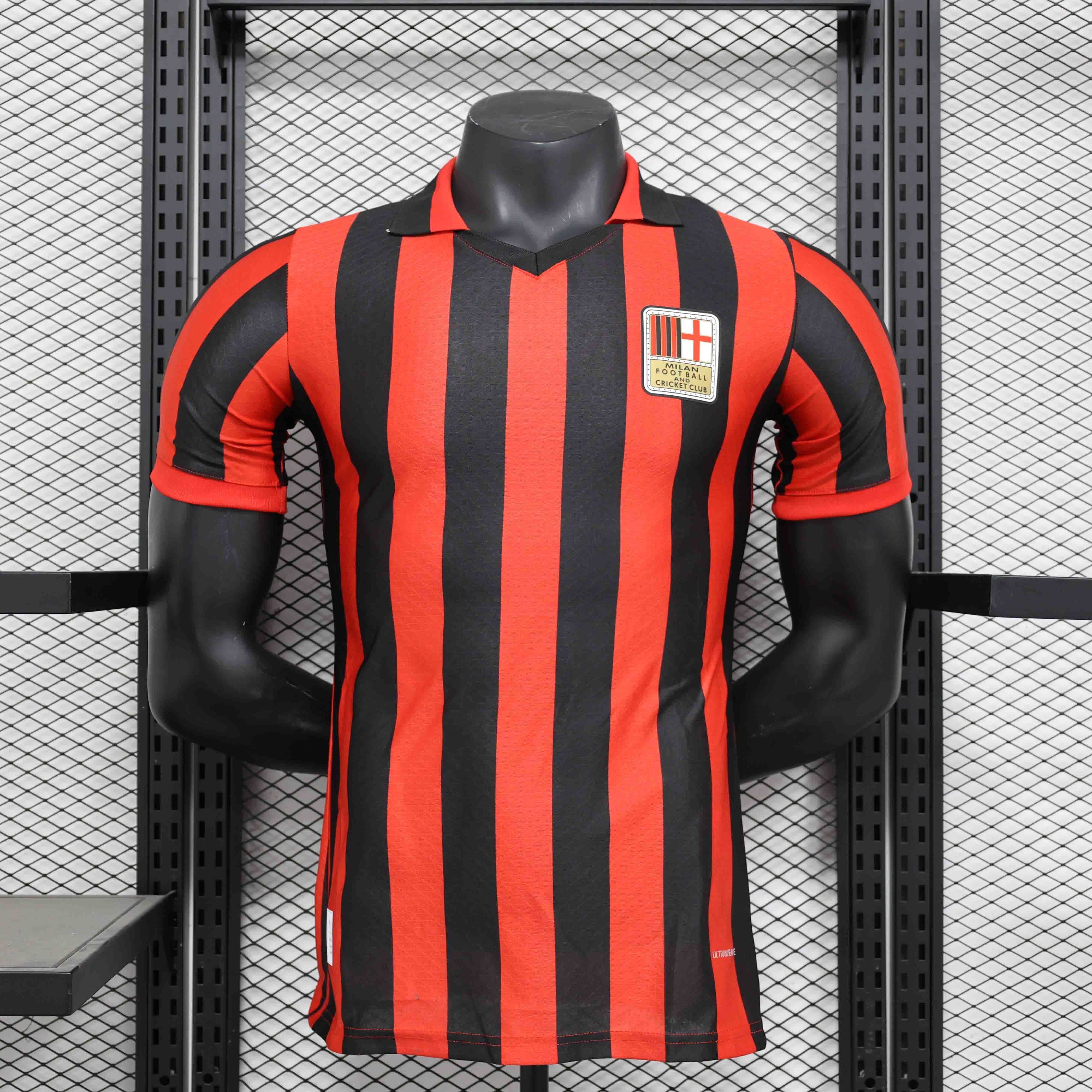 24-25 AC Milan 125th Anniversary Edition Player Version Shirt AAAAJersey Supplier Yupoo