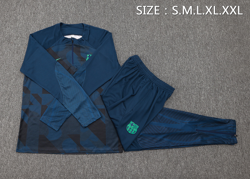 23-24 Barcelona Long Sleeve Training Suit Yupoo 3