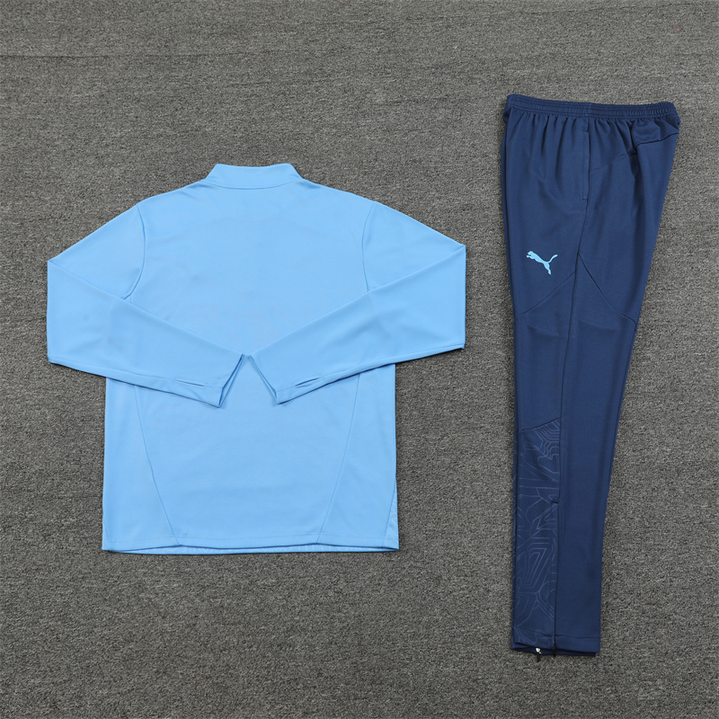 24-25 Manchester City Long Sleeve Training Suit Football Shirts 1