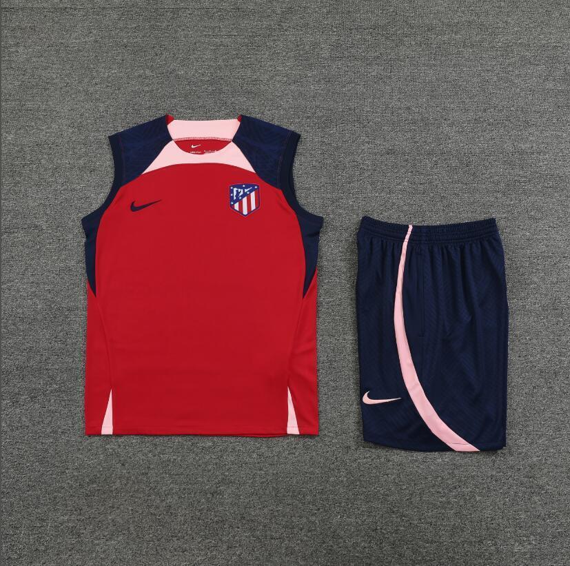 23-24 Atletico Madrid Training Vest Kit S-XXL Soccer Jerseys - 3 2