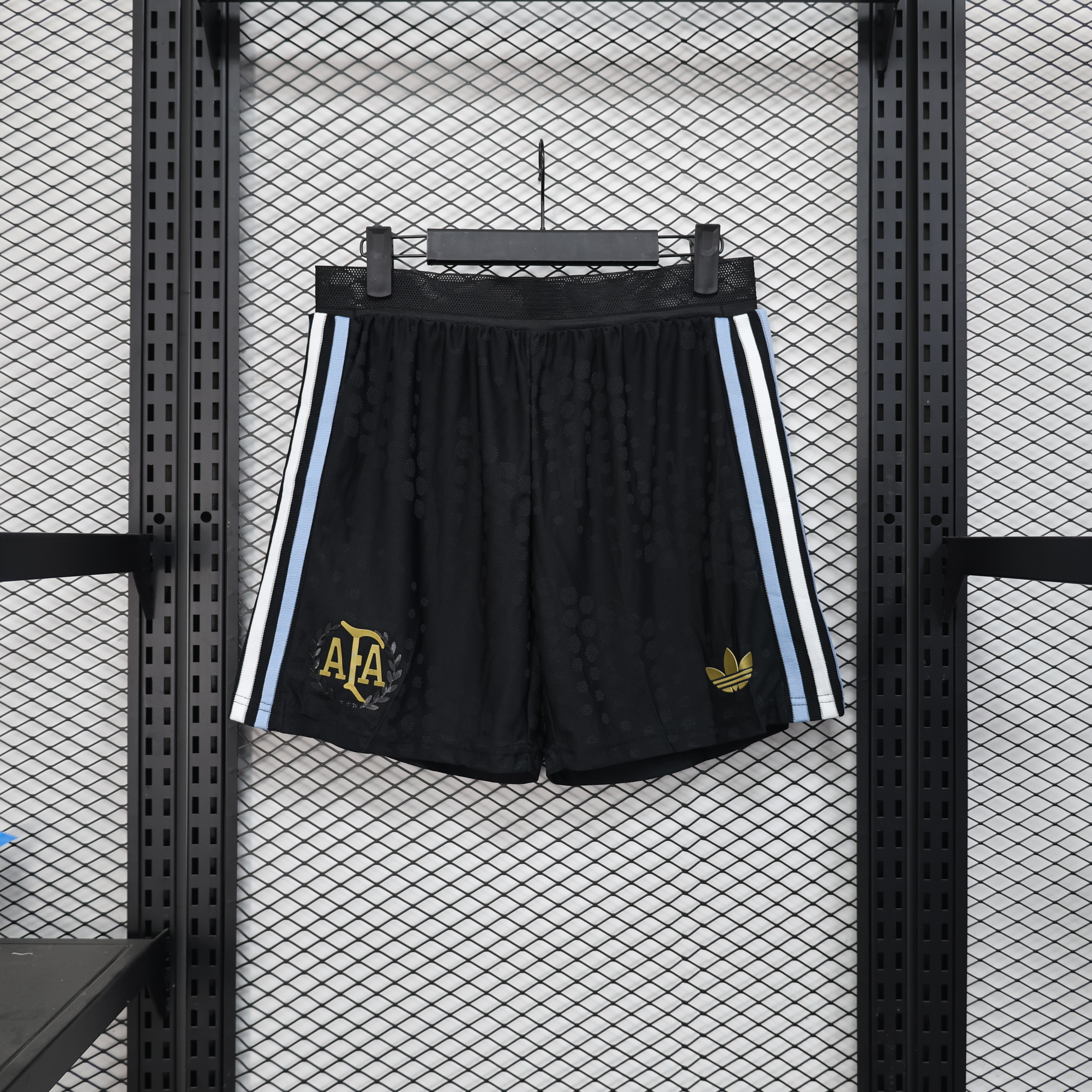 2025 Argentina 50th Black Player Version Shorts AAAAJersey Supplier Yupoo