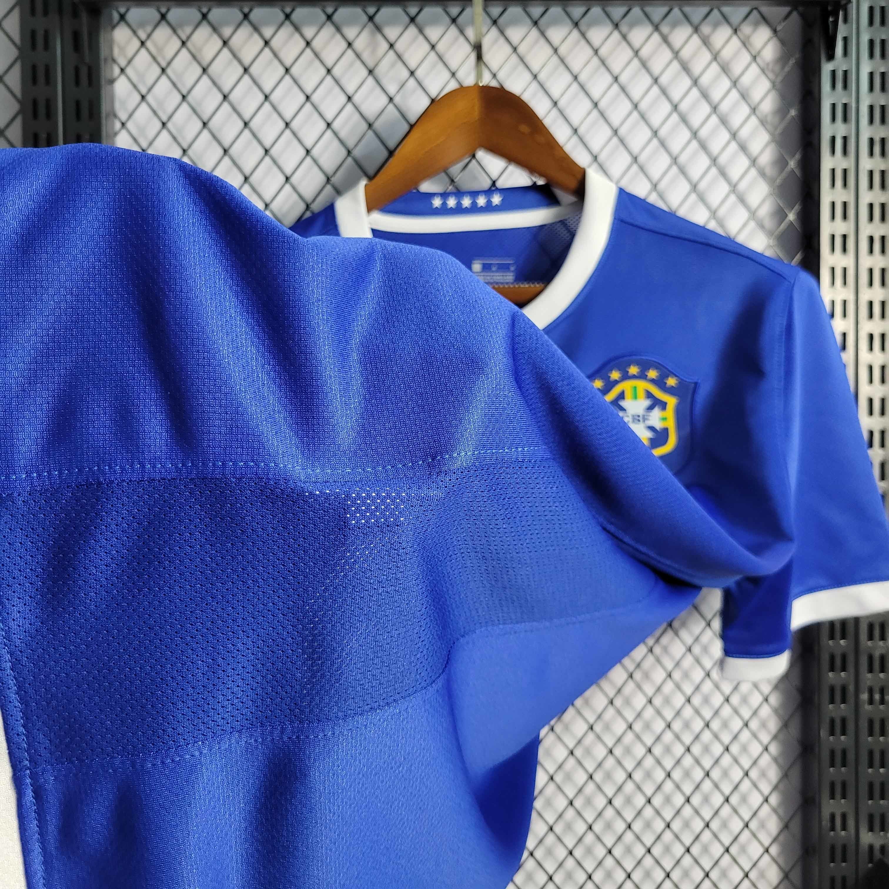 2006 Retro Brazil Away S-XXL Cheap Football Kit 1