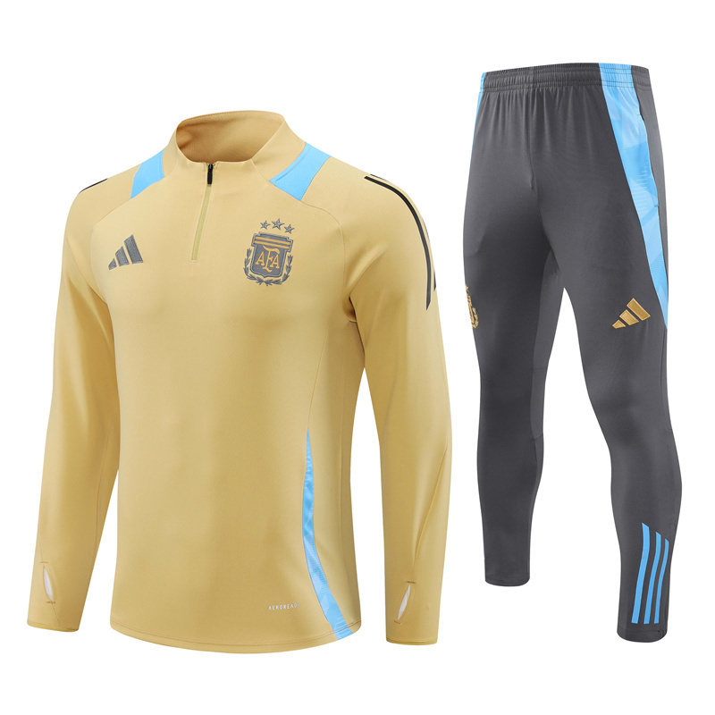 2024 Argentina Long Sleeve Training Suit Football Shirts