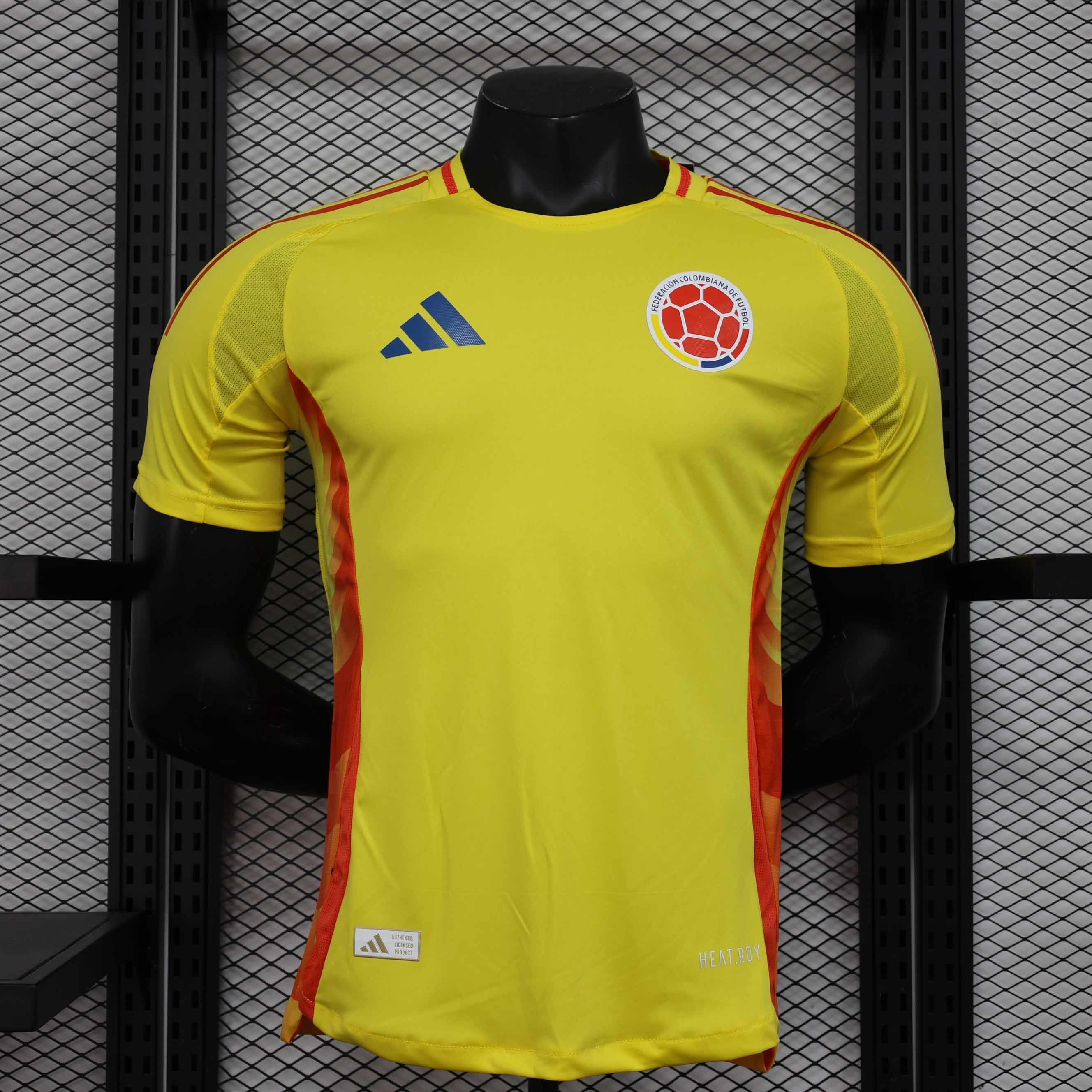 2024 Colombia Home Kit Copa America Player Version Shirt Football Replicas Yupoo