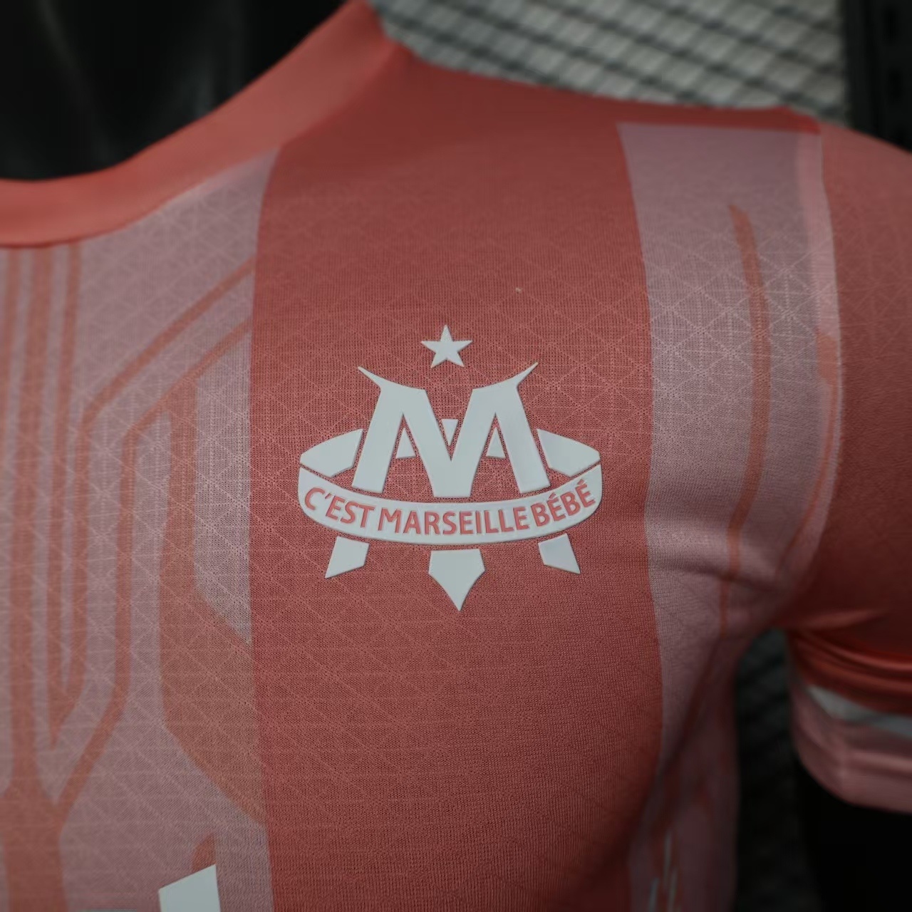 25-26 Marseille Pink YAMAHA OM X JUL Limited Edition Shirt Player Version été Kit AAAAJersey Yu 4