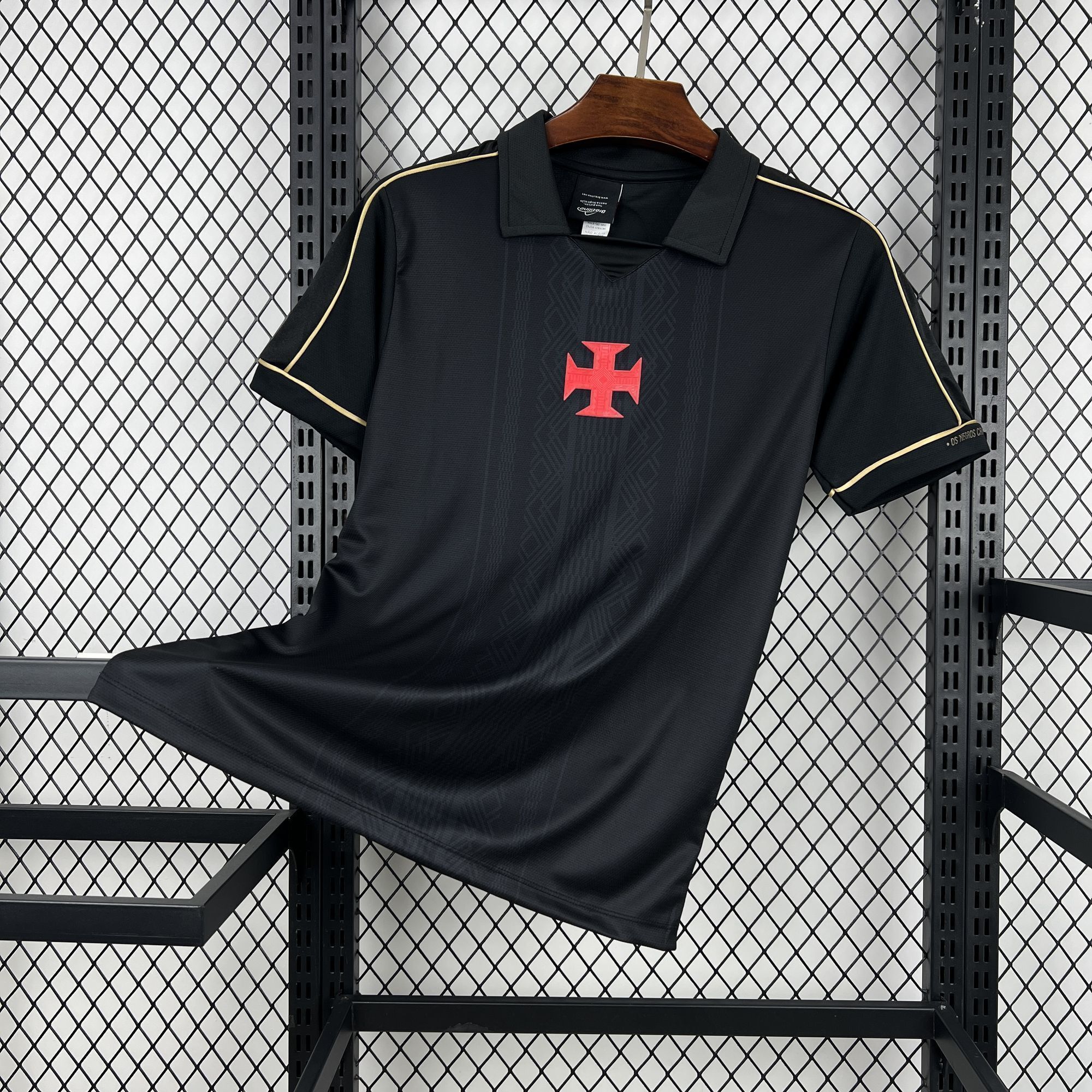 25-26 Vasco Da Gama Negritude T-Shirt Football Apparels Soccer AAAAJersey Yupoo