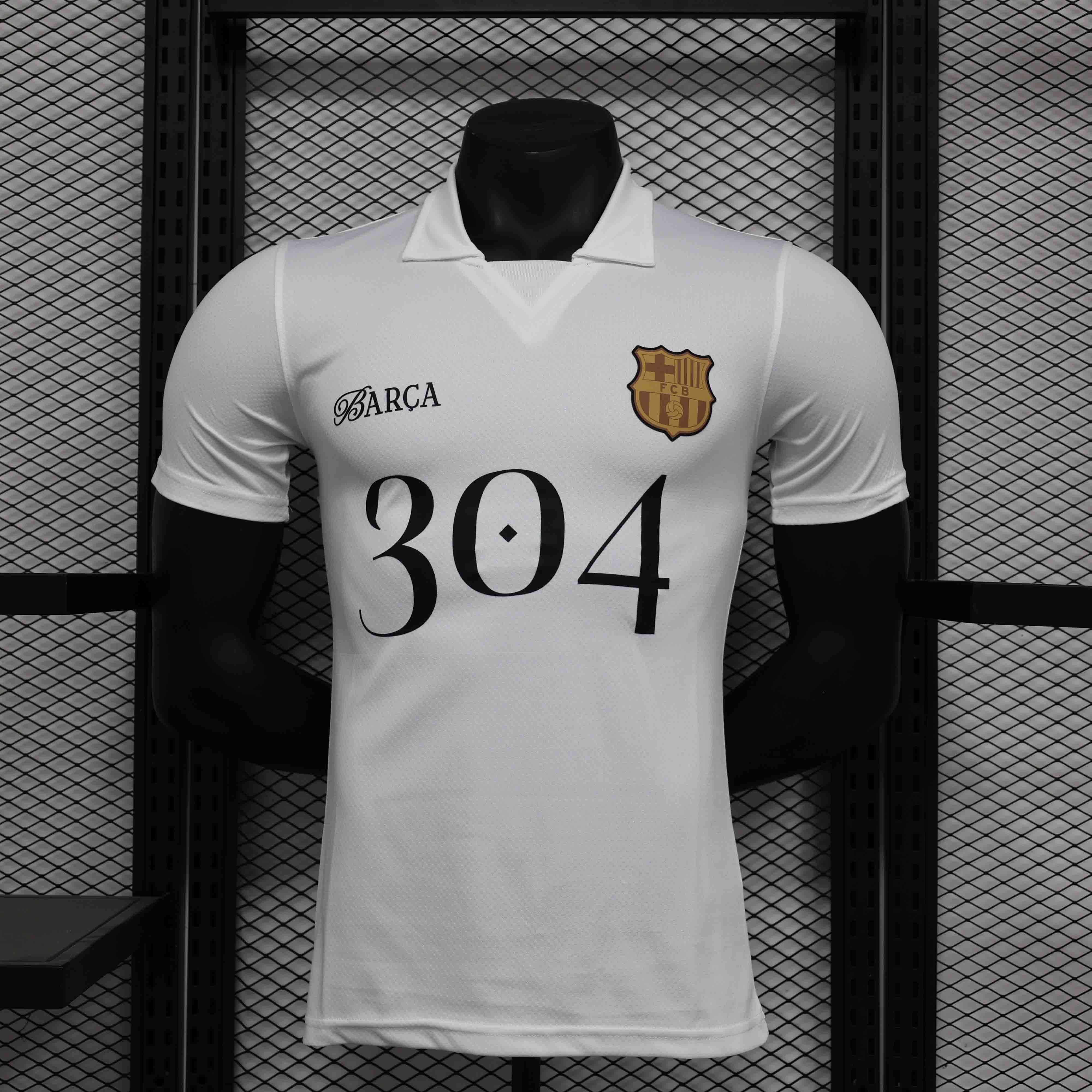 24-25 Barcelona Lamine Yamal 304 White Special Player Version Shirt AAAAJersey Supplier Yupoo
