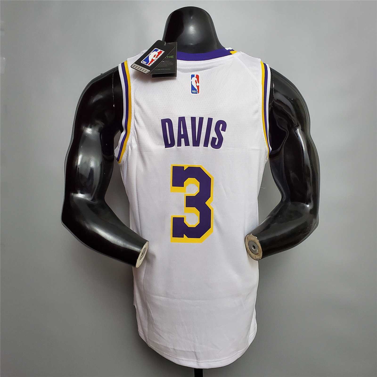 DAVIS #3 Lakers Round neck white 3