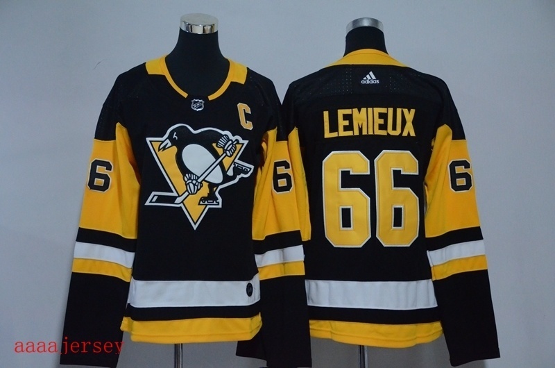 Pittsburgh Penguins women ice hockey jersey S-XL 匹兹堡企鹅队女装冰球服