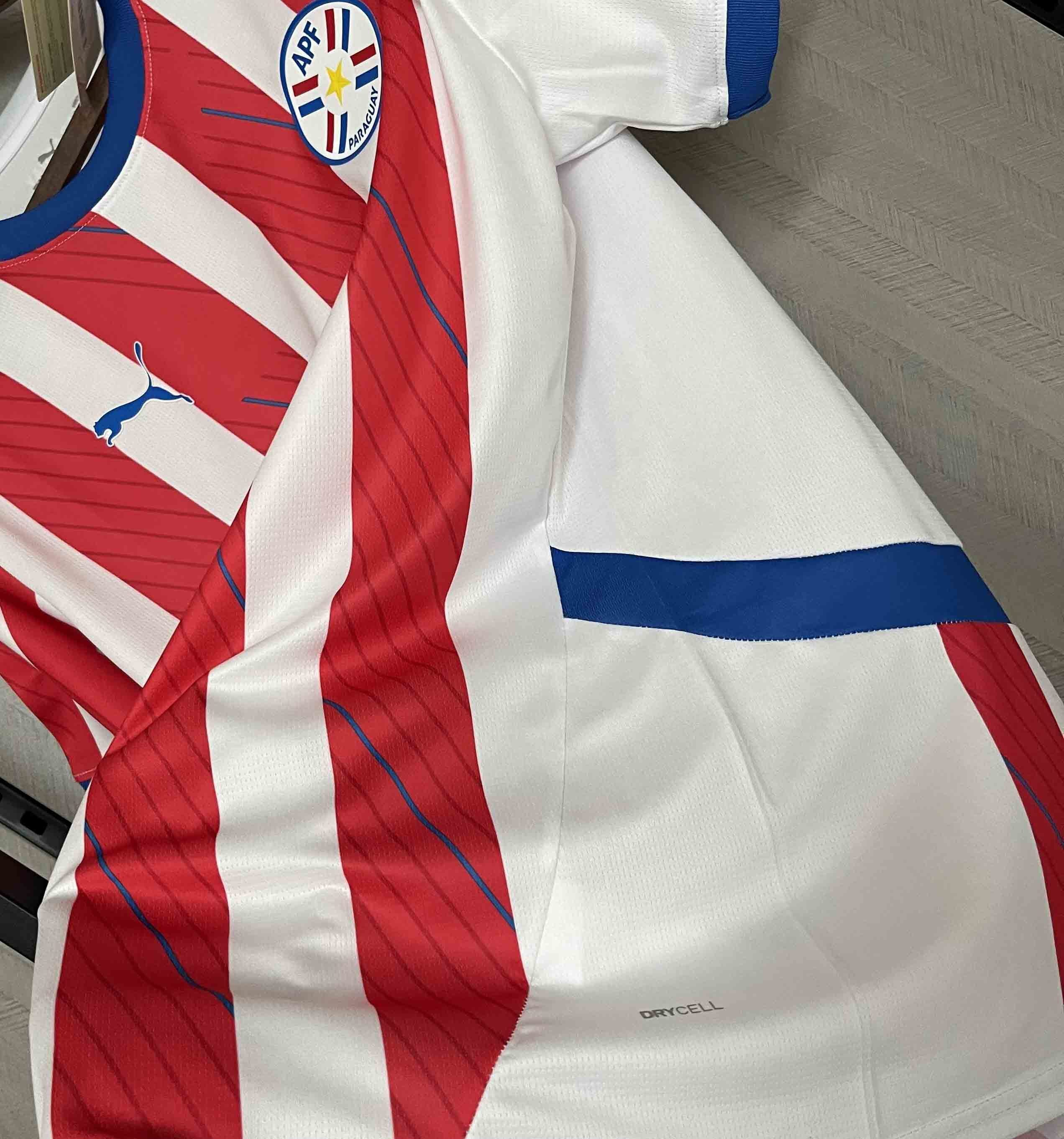2024 Paraguay Home Kit Football AAAAJersey Supplier 4