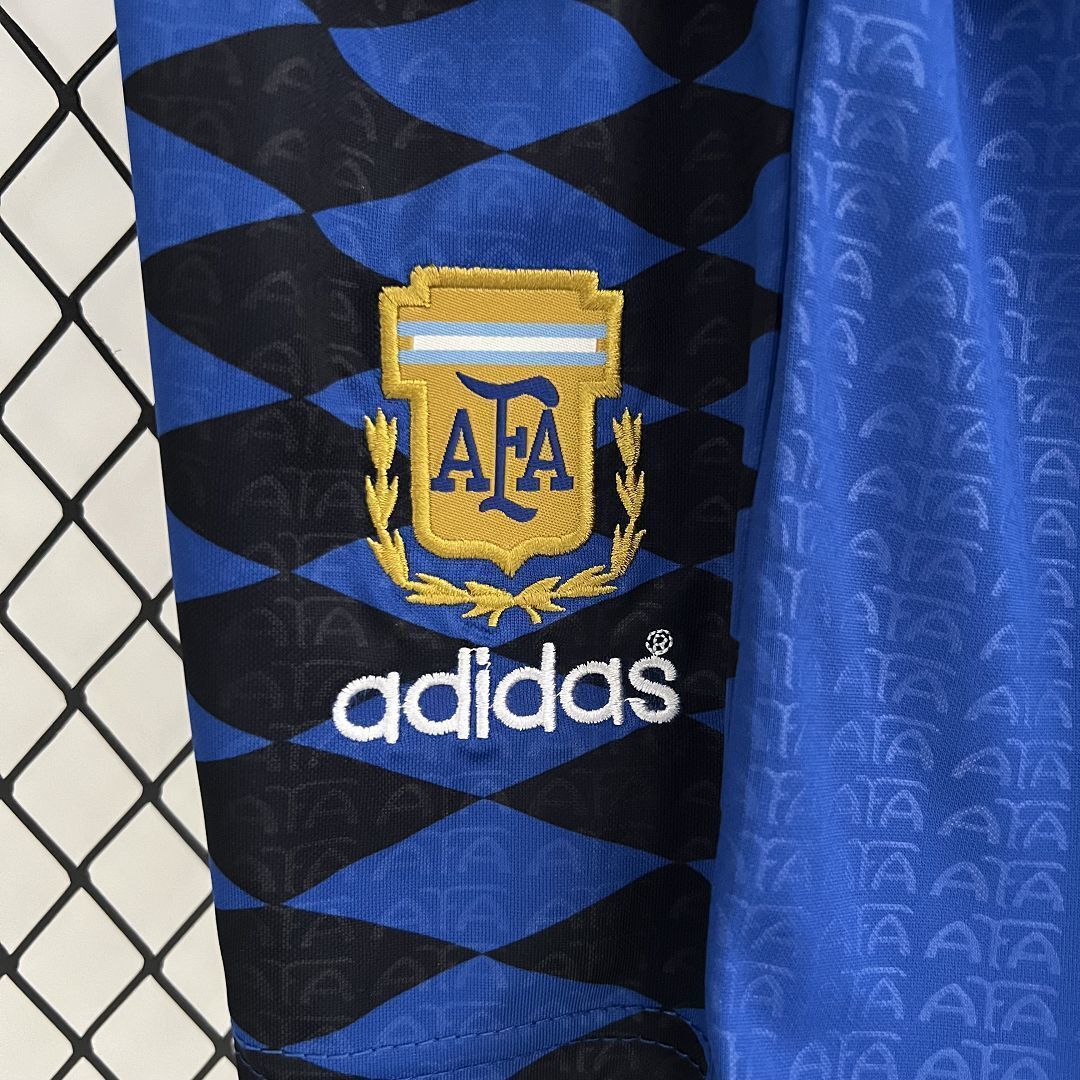 1994 Argentina Away Retro Kid Kits Youth Apparels Football AAAAJersey Yupoo 2