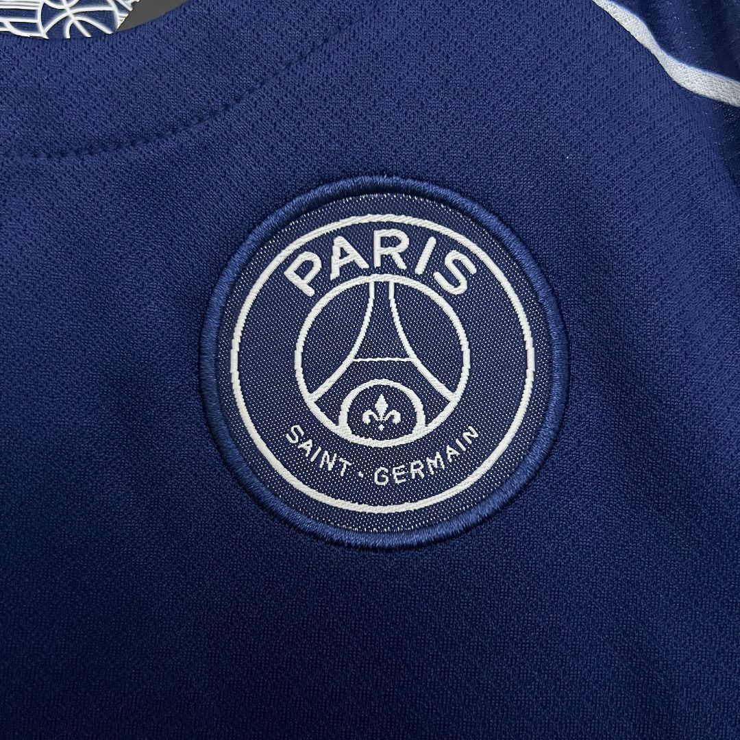 24-25 PSG Fourth Kid Long Sleeve Kits Youth Apparels AAAAJersey Dropship Yupoo 7