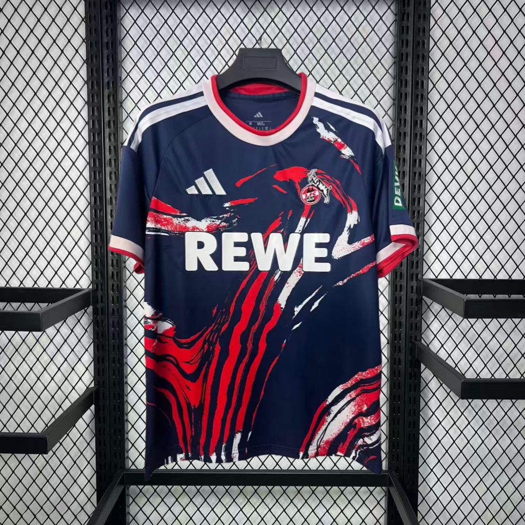 26-27 FC Köln Mens Away Kit Football T-Shirt AAAAJersey Supply Yupoo 4 2