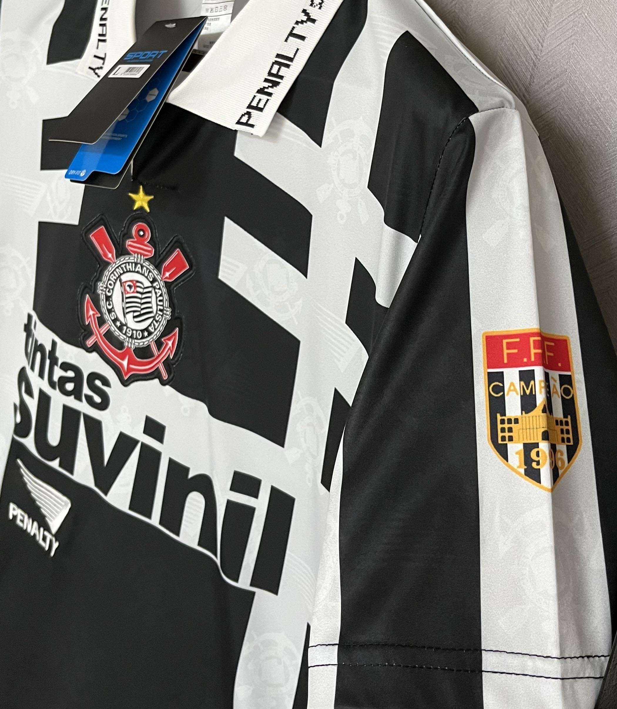 95-96 Corinthians Away Retro Kit Football AAAAJersey Yupoo 3